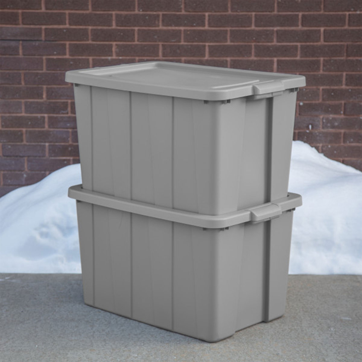 Plastic Storage Tote Container Bin with Lid